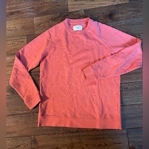 Folk Coral Pink Crewneck Sweatshirt
